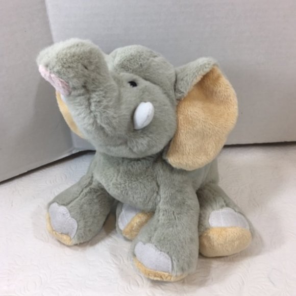 Ganz Webkins Soft Plush Gray Stuffed Elephant w/ Tusks Toy No Code - Picture 1 of 6